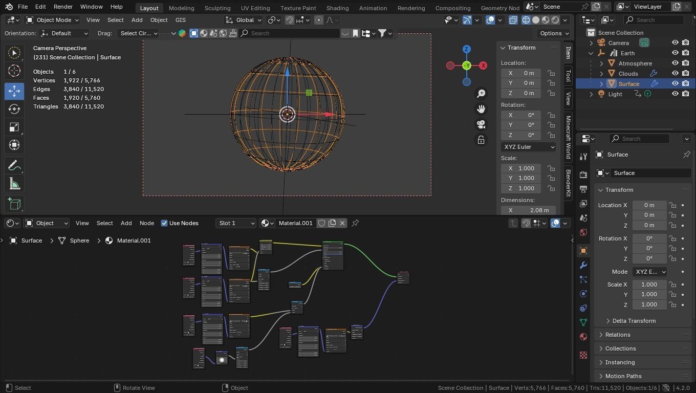 Earth Realistic - Day and Night Mode 3D model_4