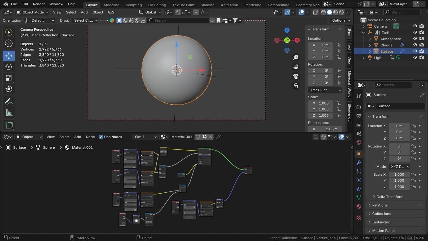 Earth Realistic - Day and Night Mode 3D model_3