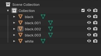 modern chair Low-poly 3D model_5