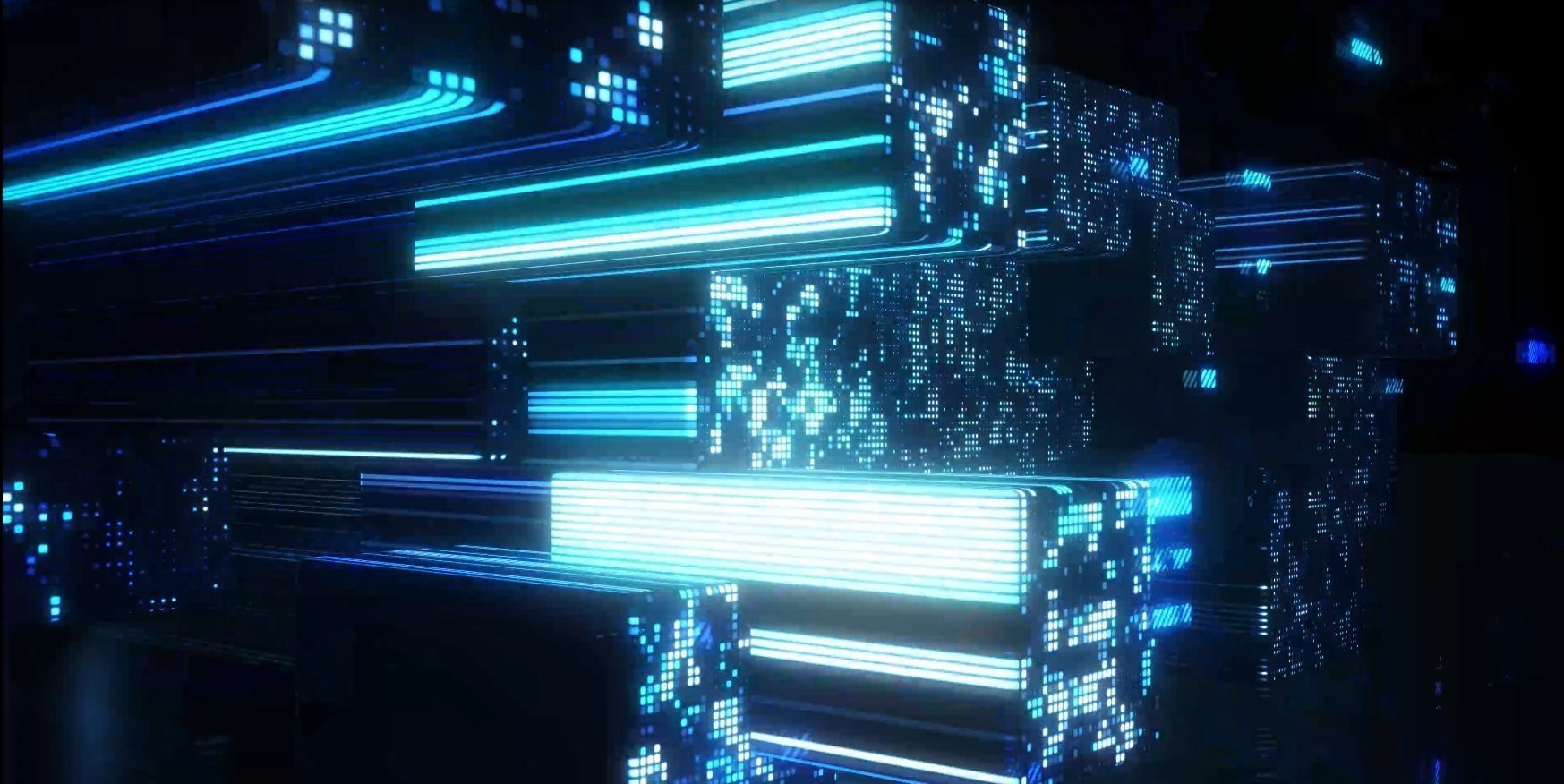 3D future matrix technology information effects 3D model_1