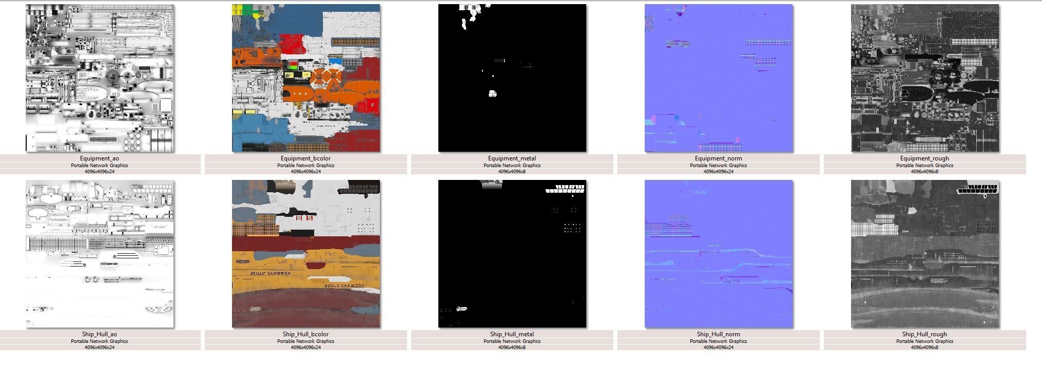 Chemical Tanker Low-poly 3D model_23
