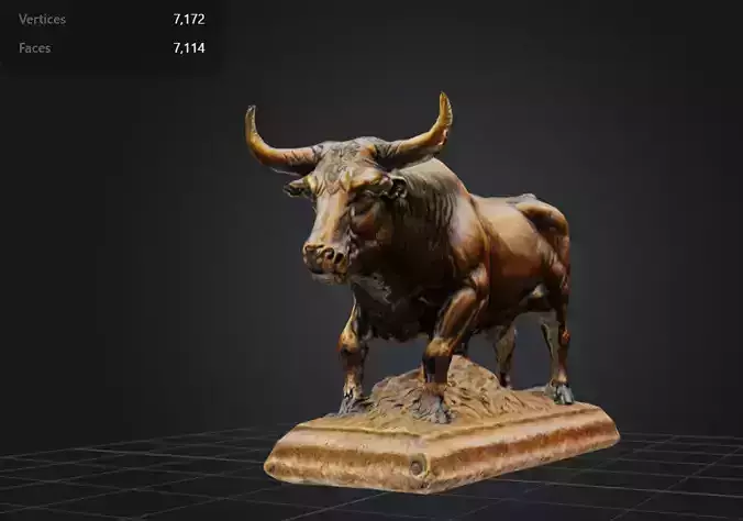 FREE Bronze Bull Statue