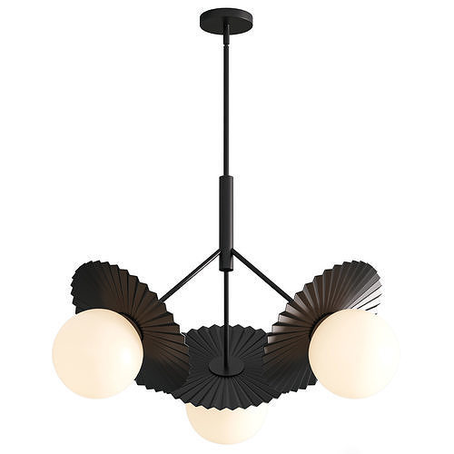 Plume Chandelier 3D model