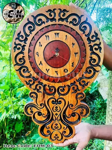 Wooden wall clock 3d models  3D print model