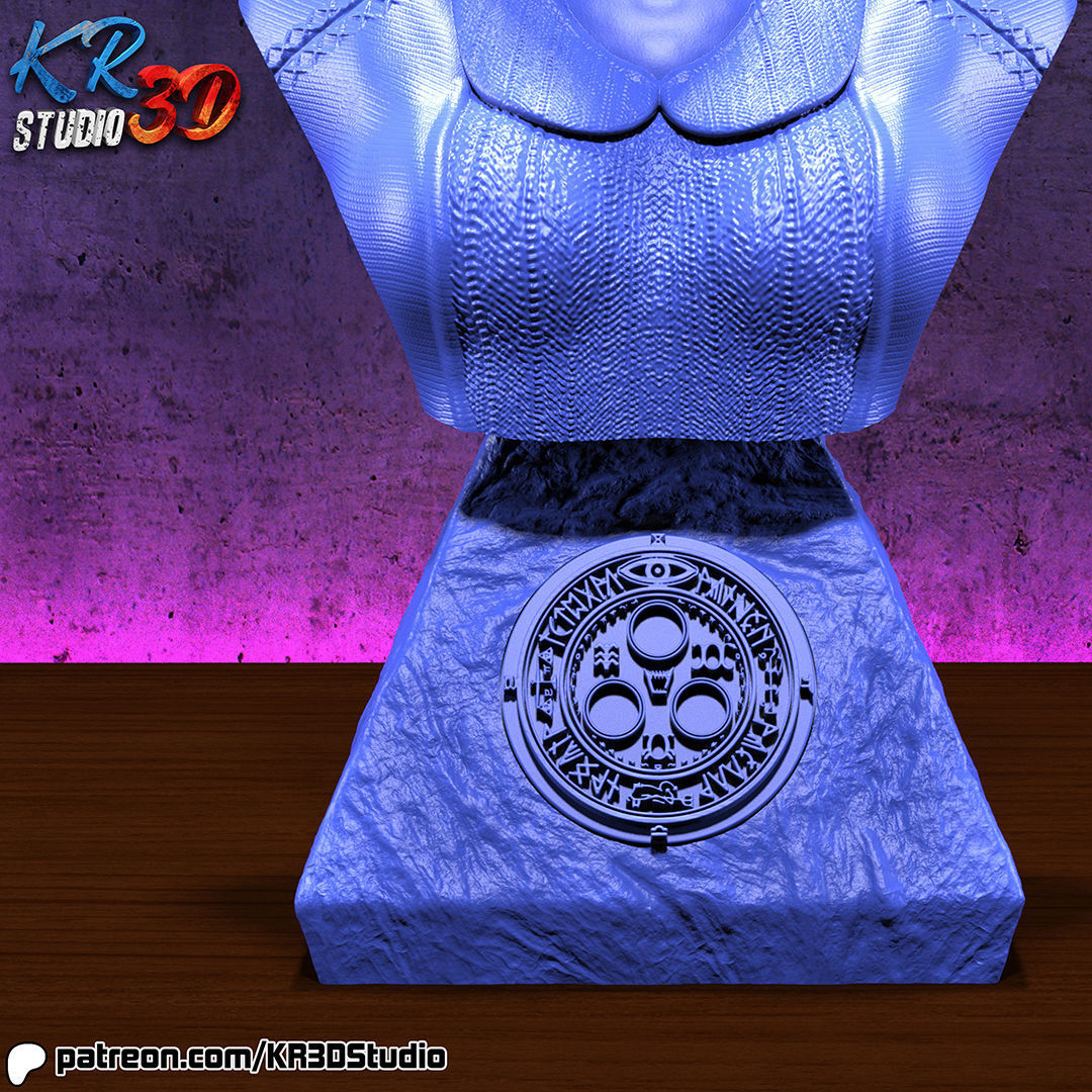 LISA GARLAND - SILENT HILL - SIMPLE AND SPECIAL BUST 3D print model_1