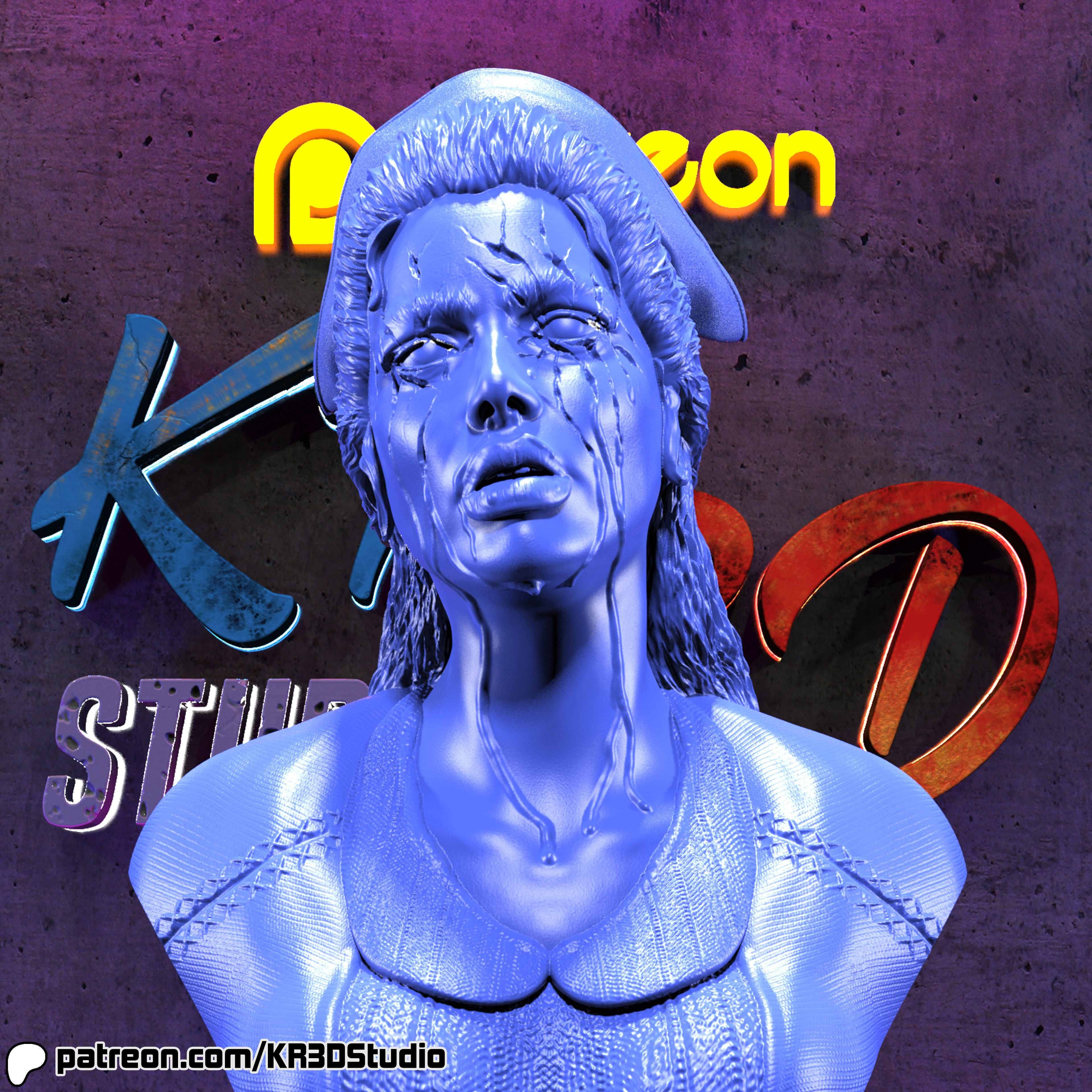 LISA GARLAND - SILENT HILL - SIMPLE AND SPECIAL BUST 3D print model_2