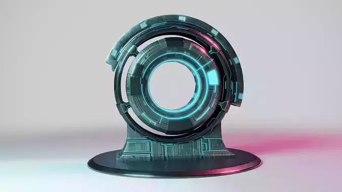 Sci-fi Portal 3D model