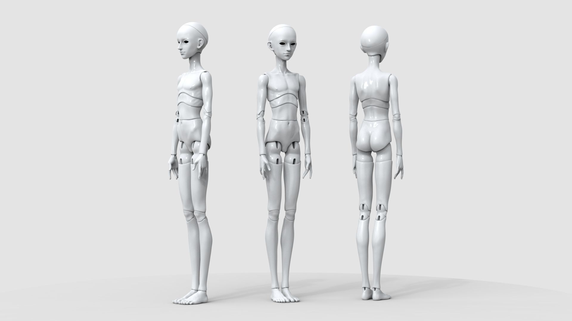 BJD doll boy Lemuel ball joint doll 3D print model_0
