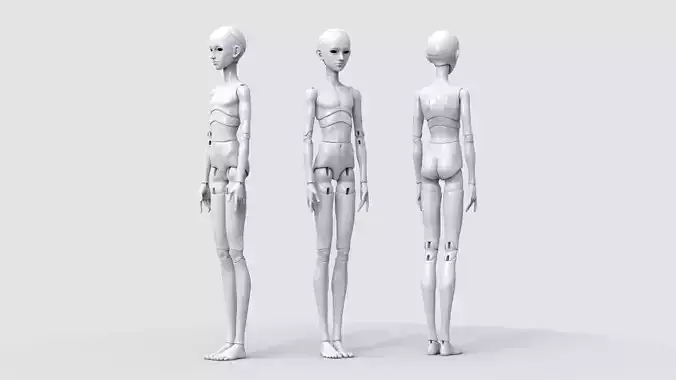 BJD doll boy Lemuel ball joint doll 3D print model
