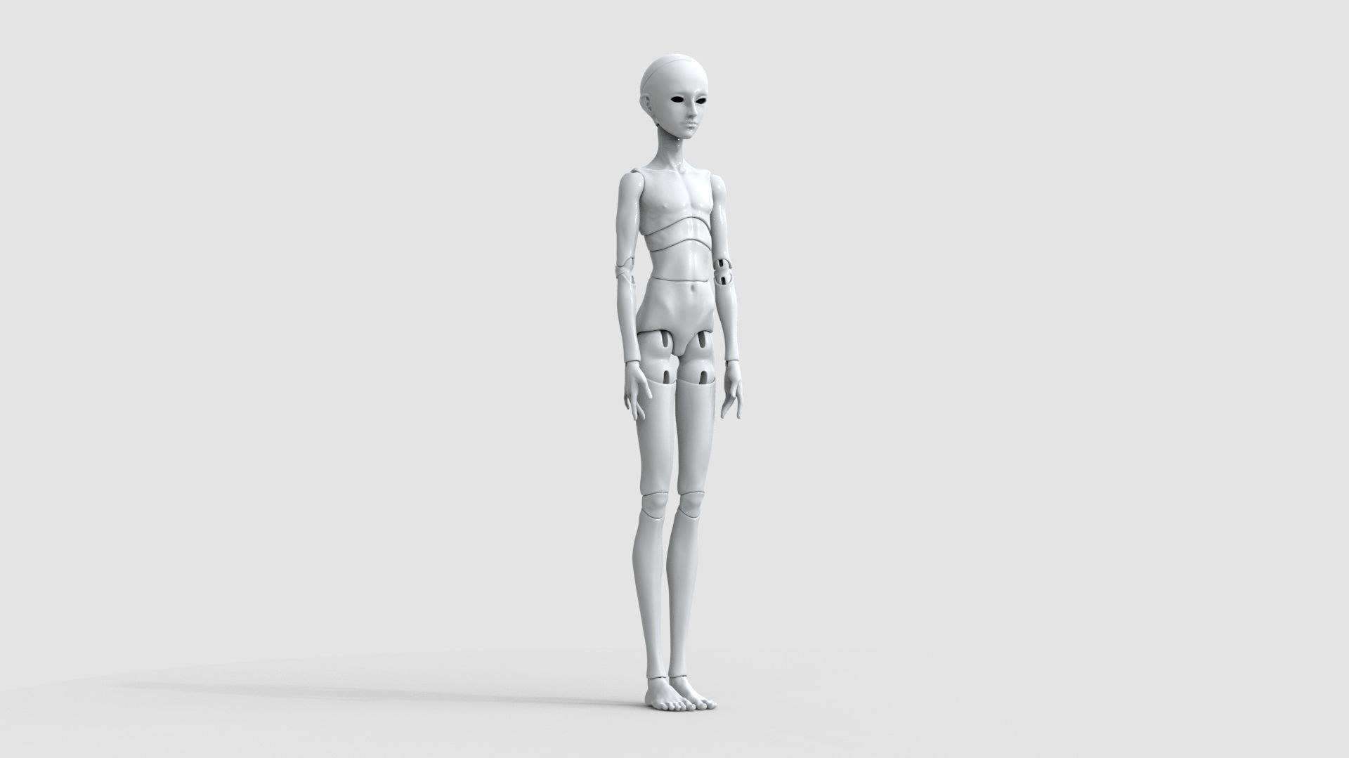 BJD doll boy Lemuel ball joint doll 3D print model_6