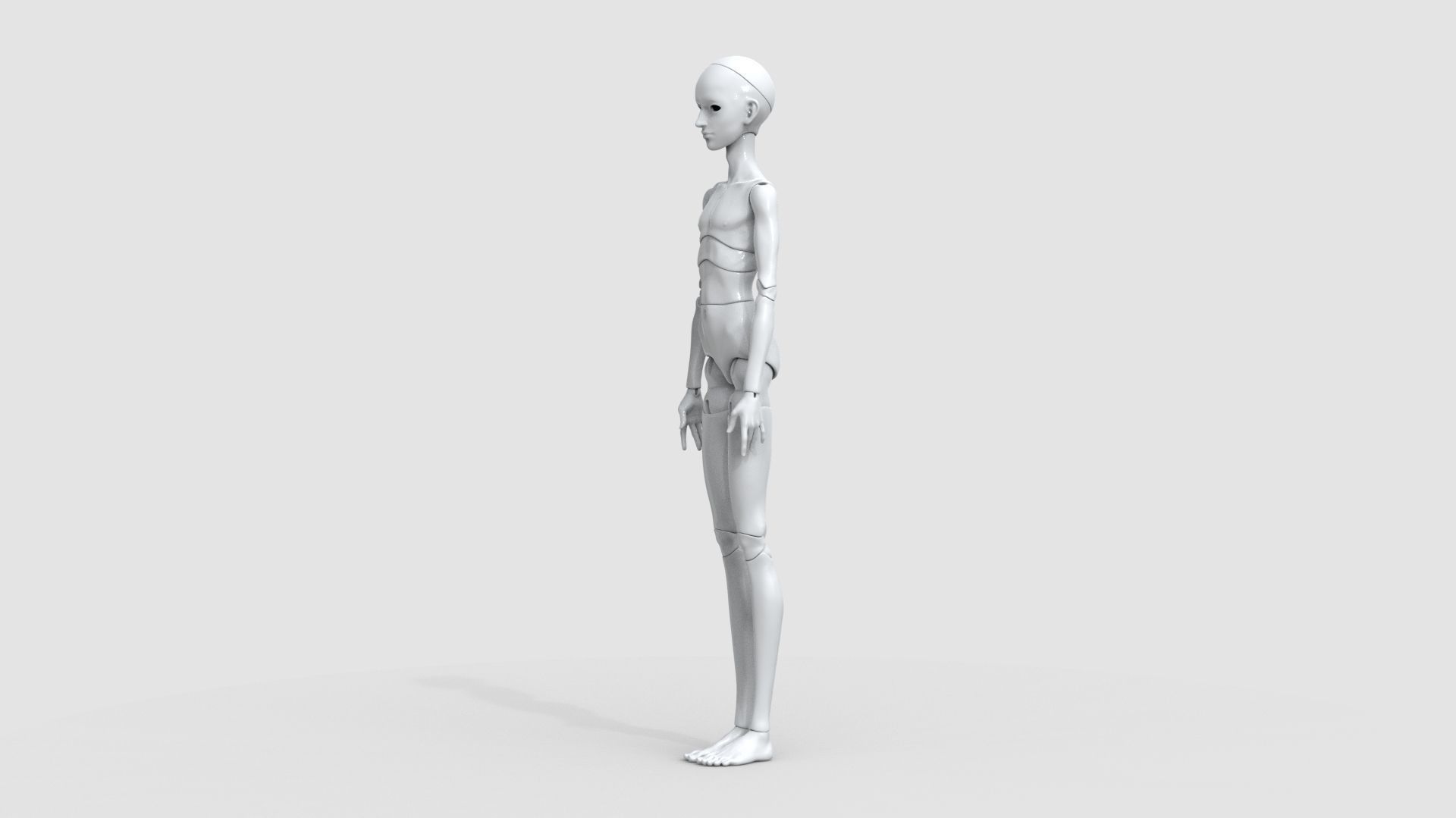BJD doll boy Lemuel ball joint doll 3D print model_8