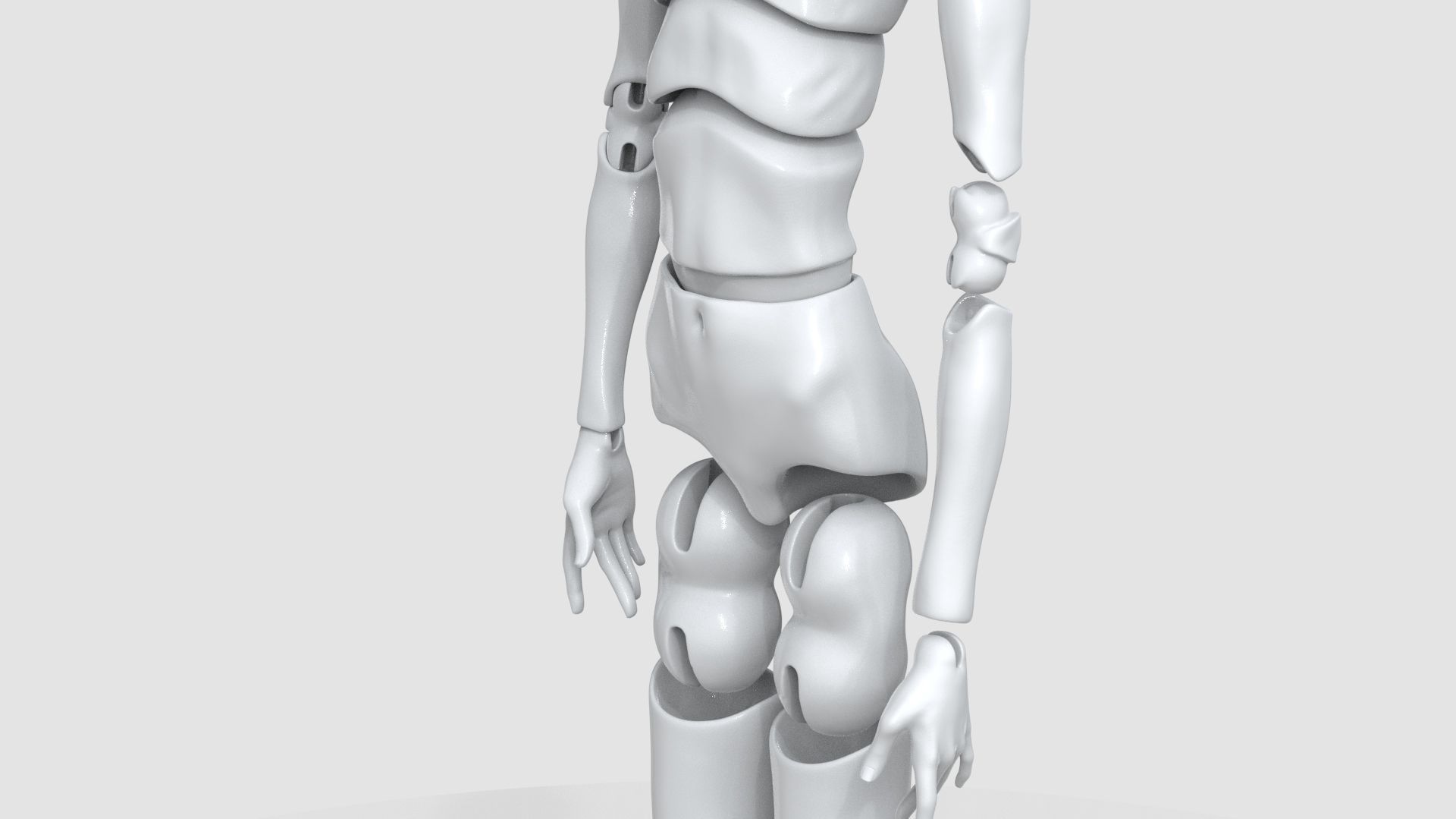 BJD doll boy Lemuel ball joint doll 3D print model_4