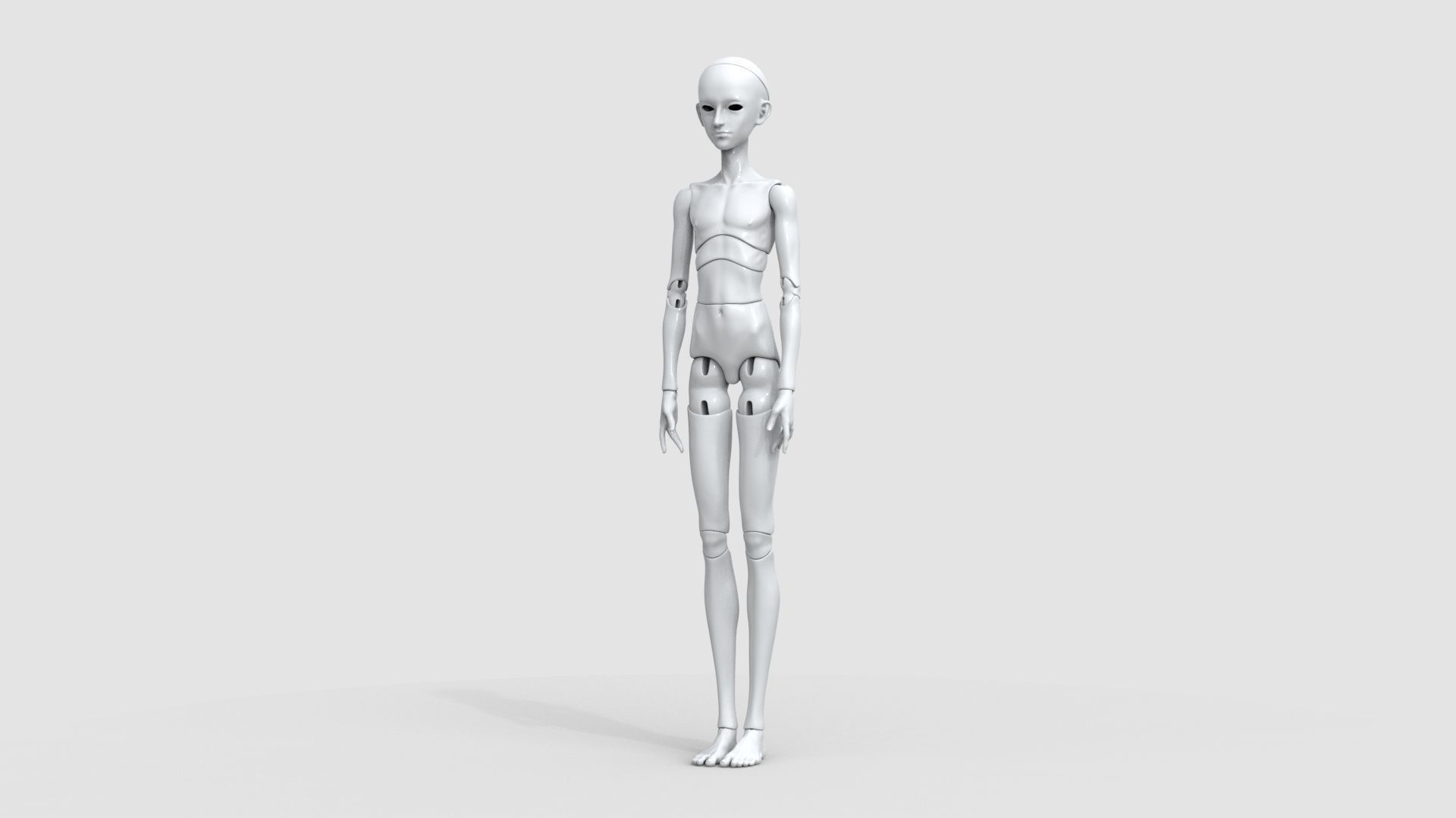 BJD doll boy Lemuel ball joint doll 3D print model_7