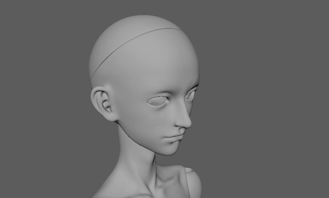 BJD doll boy Lemuel ball joint doll 3D print model_30