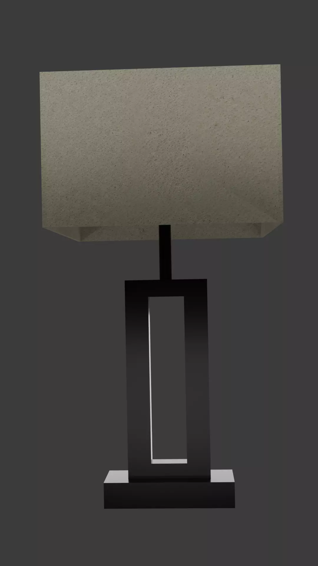 Square Lamp Free low-poly 3D model