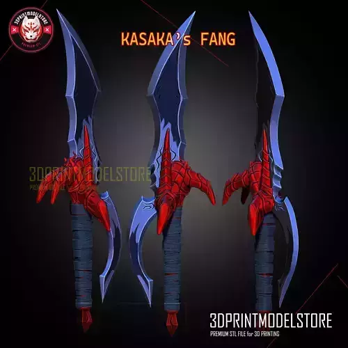 Solo Leveling - Kasaka Venom Fang Dagger Knife Weapon Cosplay 3D print model