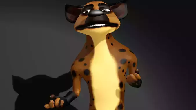 Cartoon Hyena I Funny Hyena