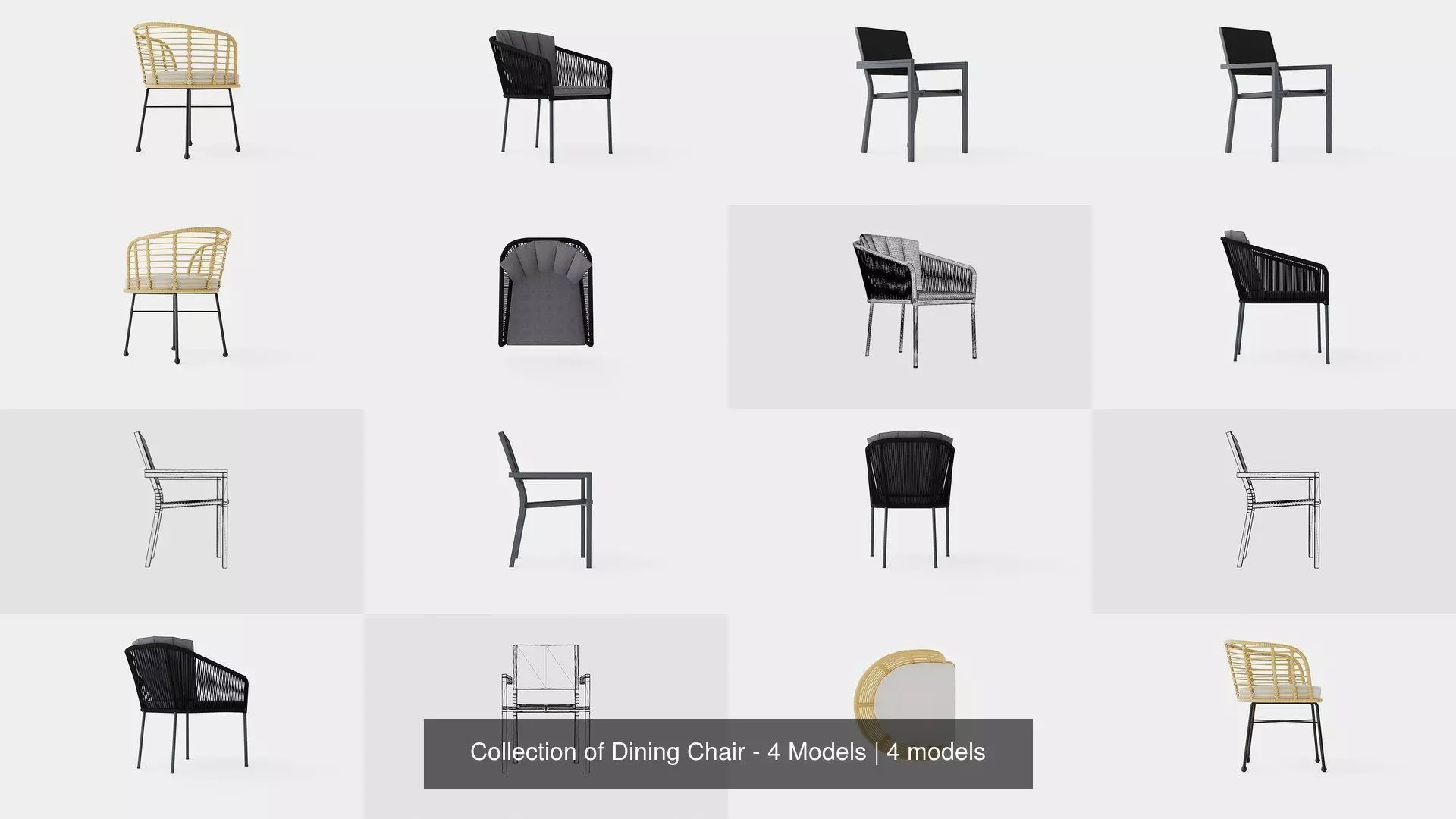 Collection of Dining Chair - 4 Models _0