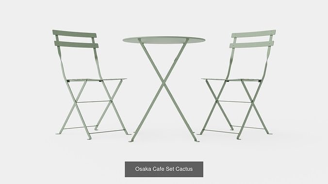 Collection of Cafe Set - 10 Models 3D Model Pack 4