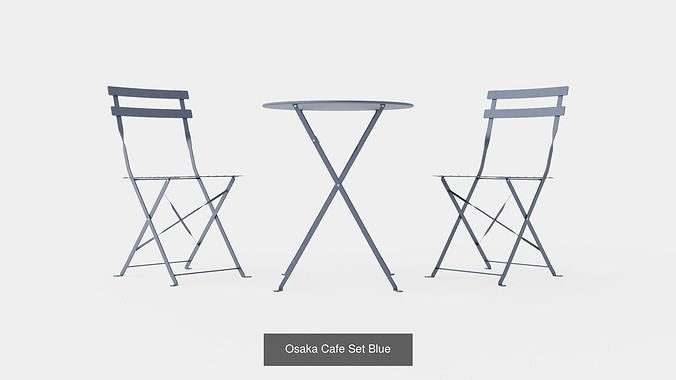 Collection of Cafe Set - 10 Models 3D Model Pack 5