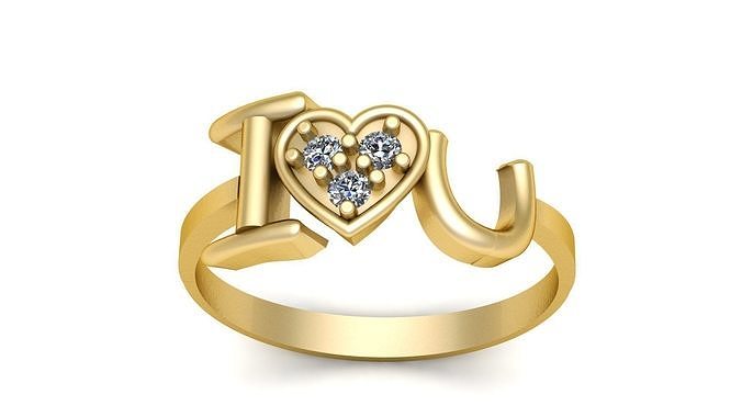 Propsal Diamond Ring 3d Printable Model 3D print model