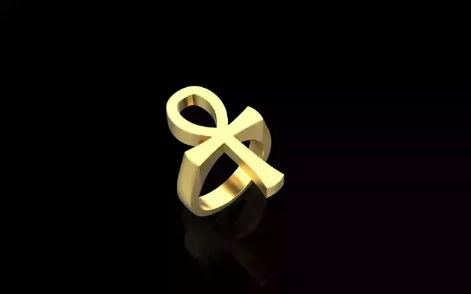 Ankh cross ring model 889