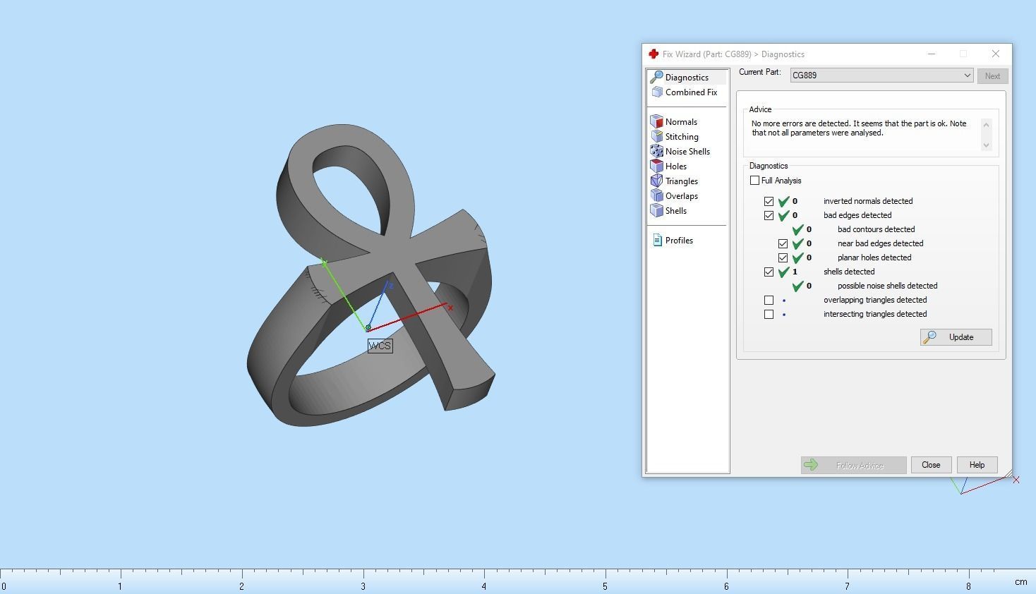 Ankh cross ring model 889 3D print model_4