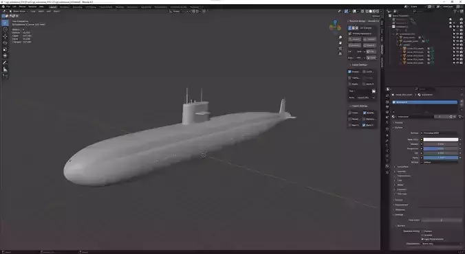 Current Diesel-Electric Submarine