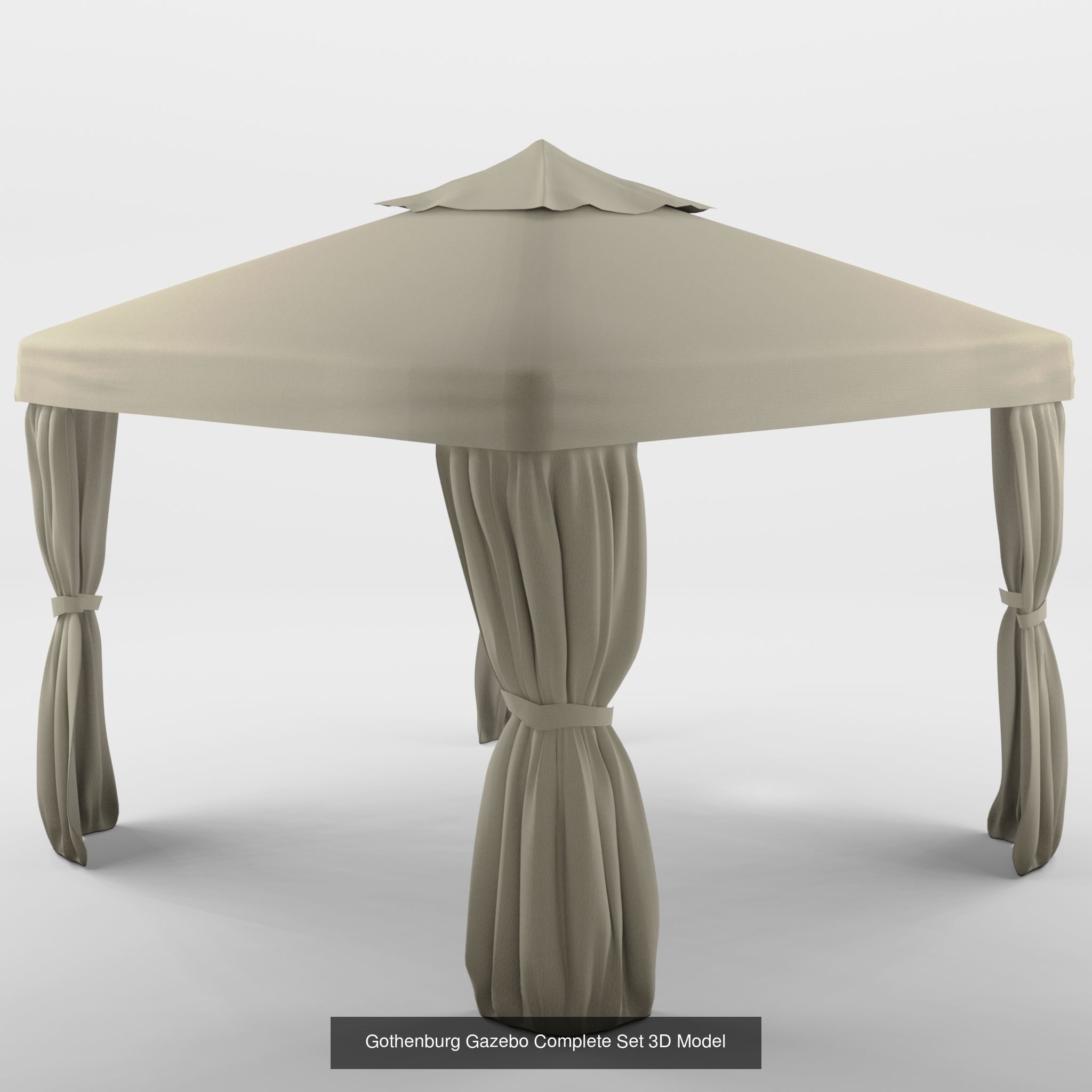 Collection of Gazebo - 5 Models _3