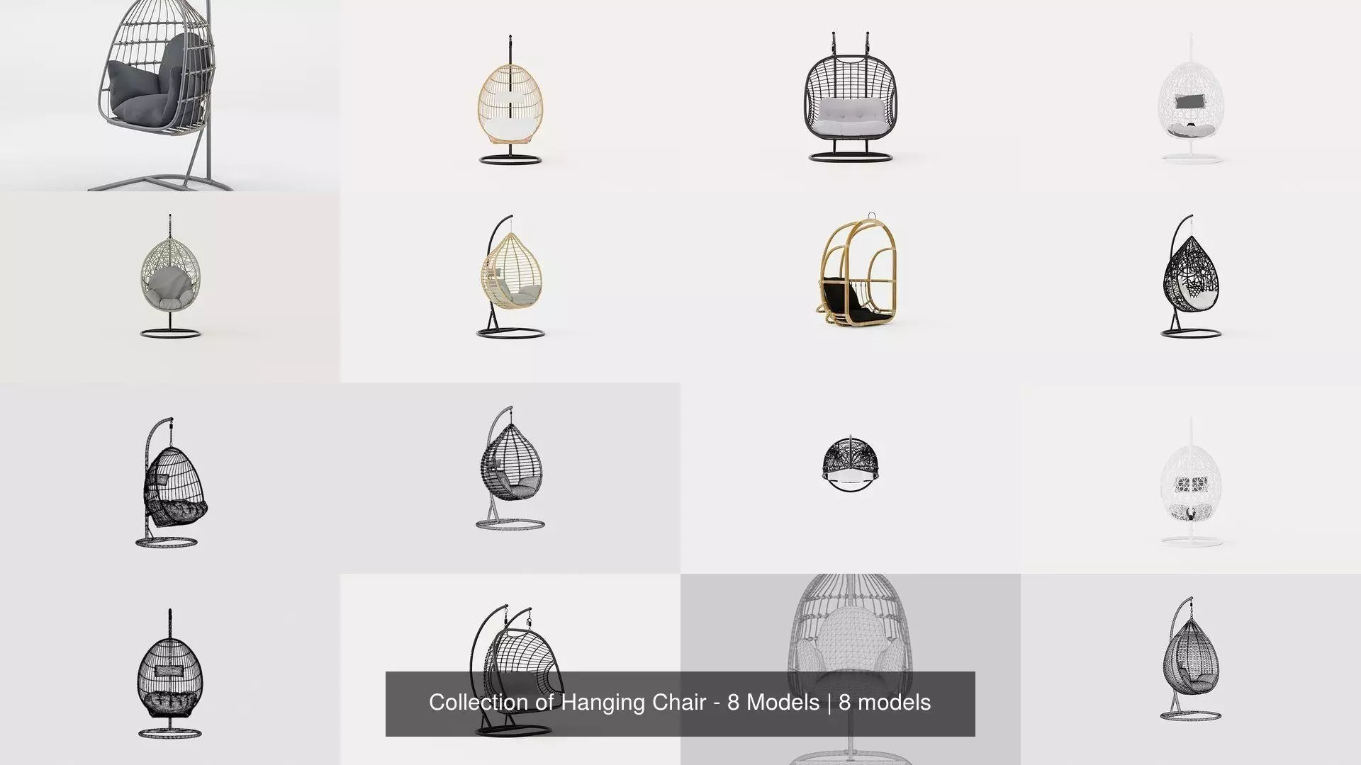 Collection of Hanging Chair - 8 Models _0