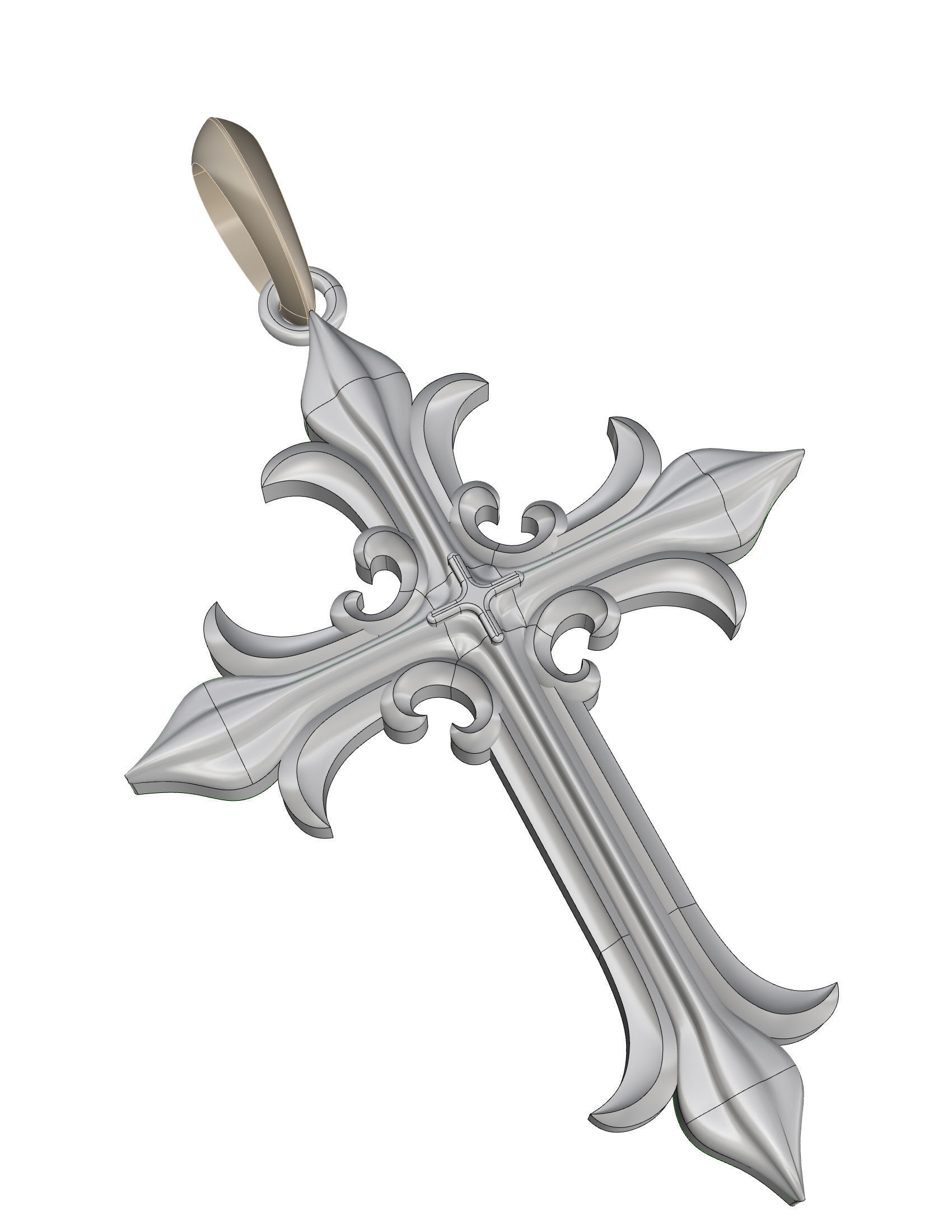 Cross 3D print model_4