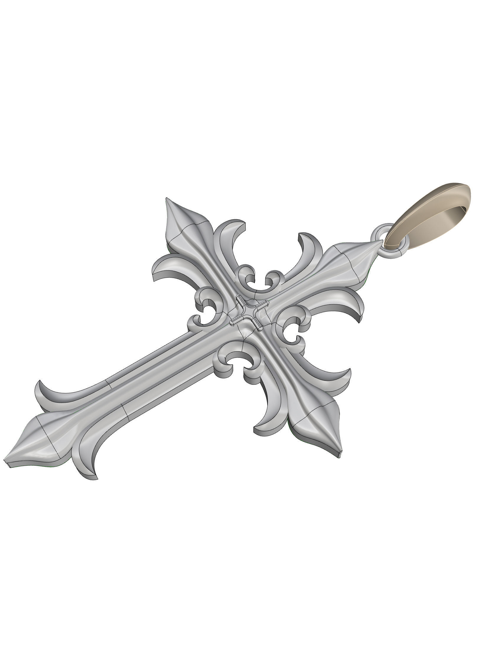 Cross 3D print model_27