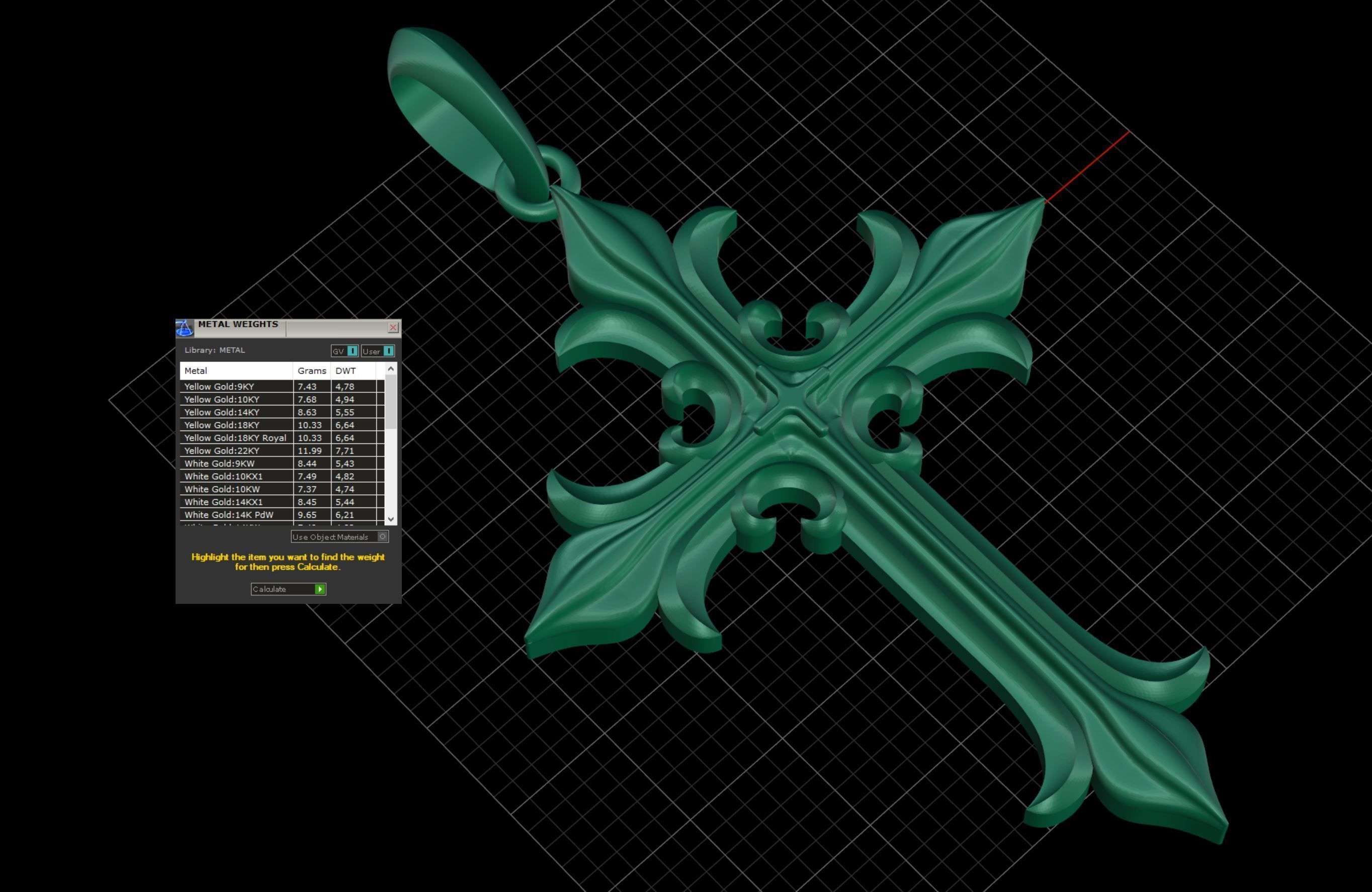 Cross 3D print model_8
