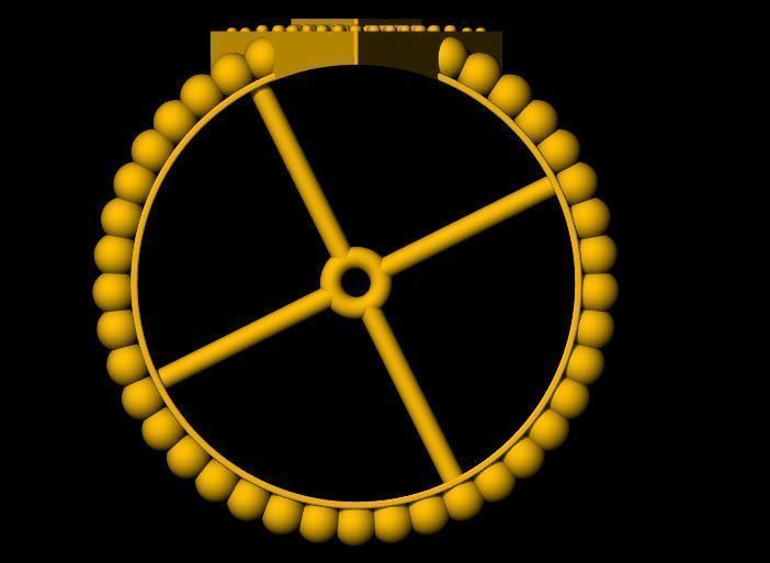 triangle ring 3dm and stl file 3D print model_4