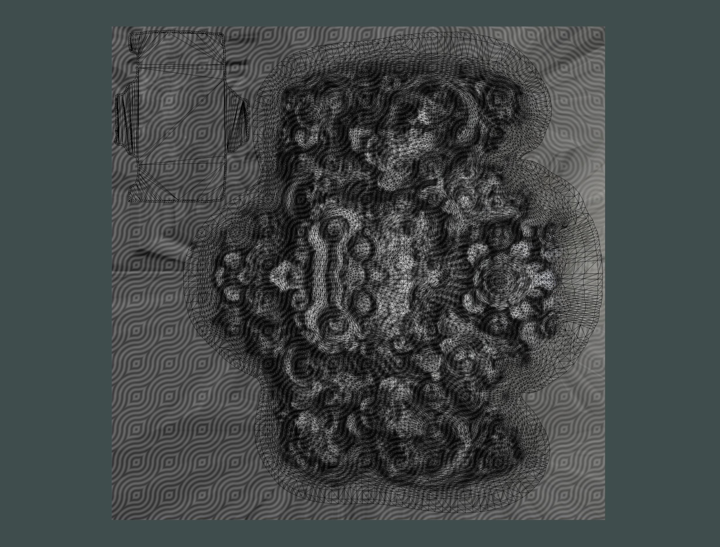  Balinese Concrete Barelief 3 Bas-Relief 3D model_31