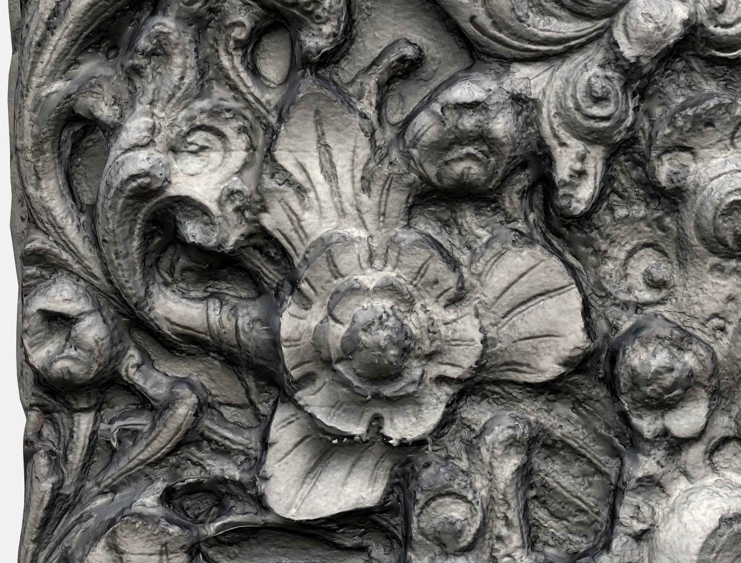  Balinese Concrete Barelief 3 Bas-Relief 3D model_25