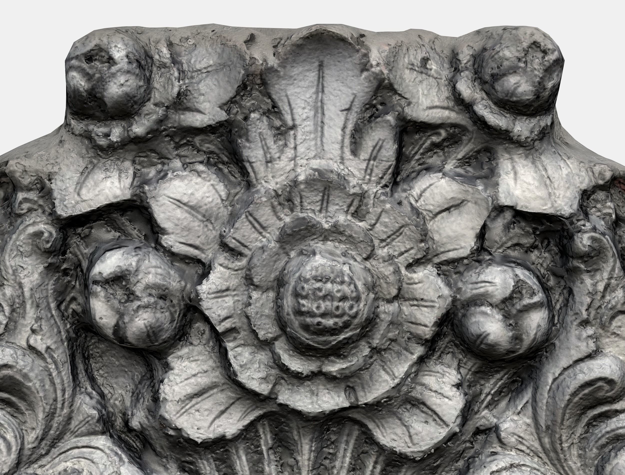  Balinese Concrete Barelief 3 Bas-Relief 3D model_24