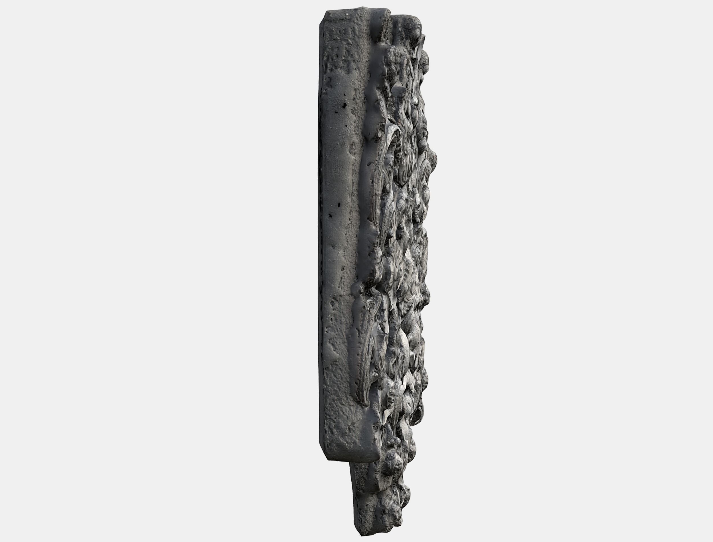  Balinese Concrete Barelief 3 Bas-Relief 3D model_7