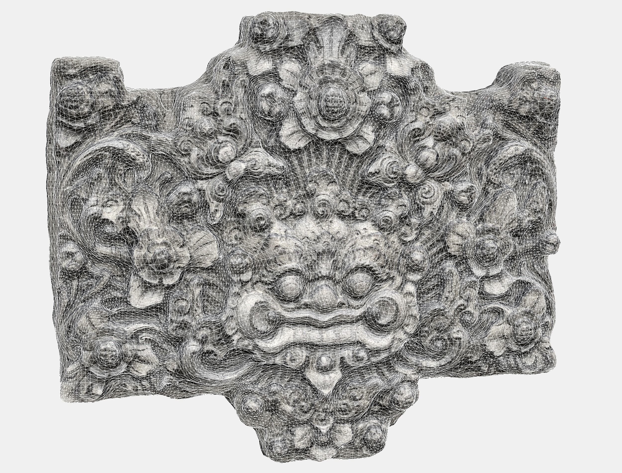  Balinese Concrete Barelief 3 Bas-Relief 3D model_29