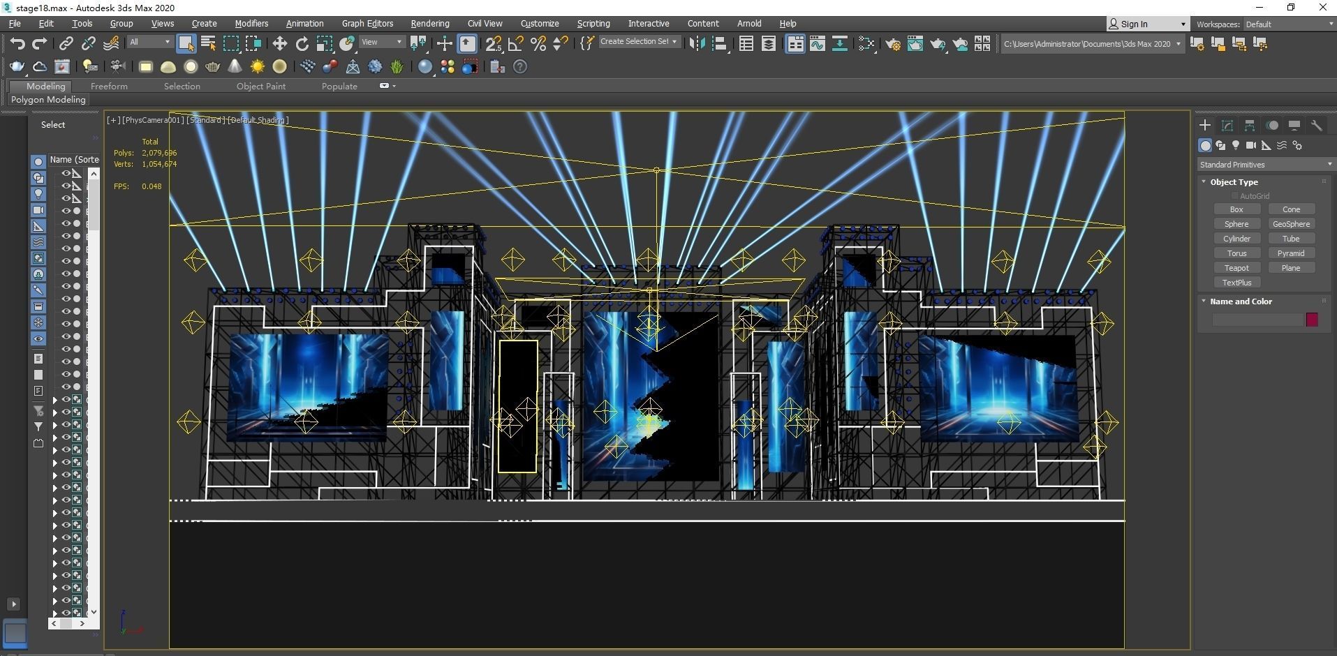 Concert Stage 05 design 3D model_8