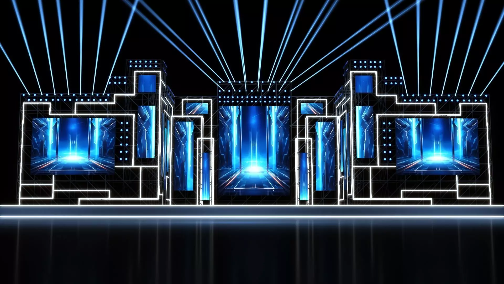 Concert Stage 05 design 3D model_0