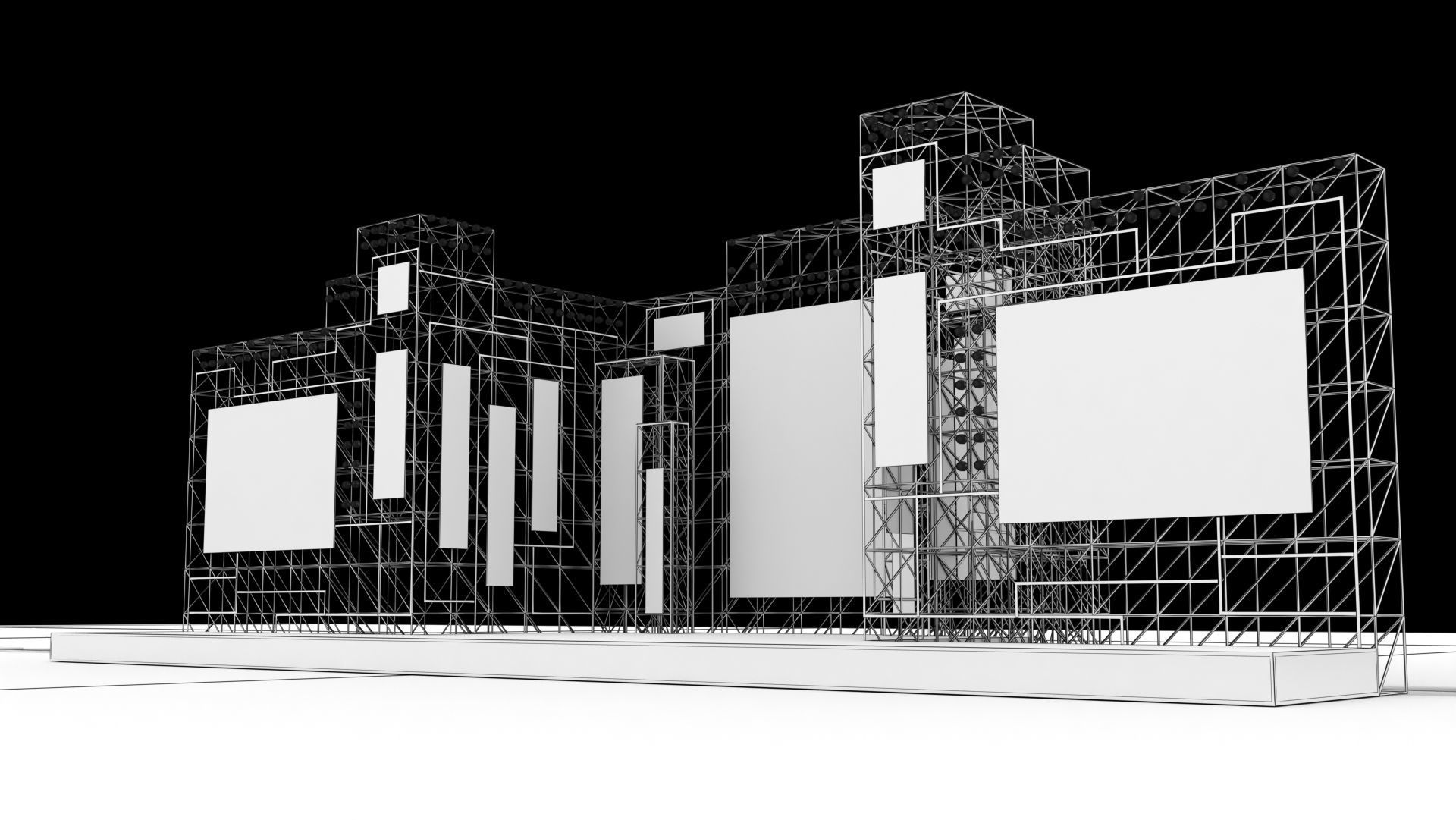Concert Stage 05 design 3D model_7