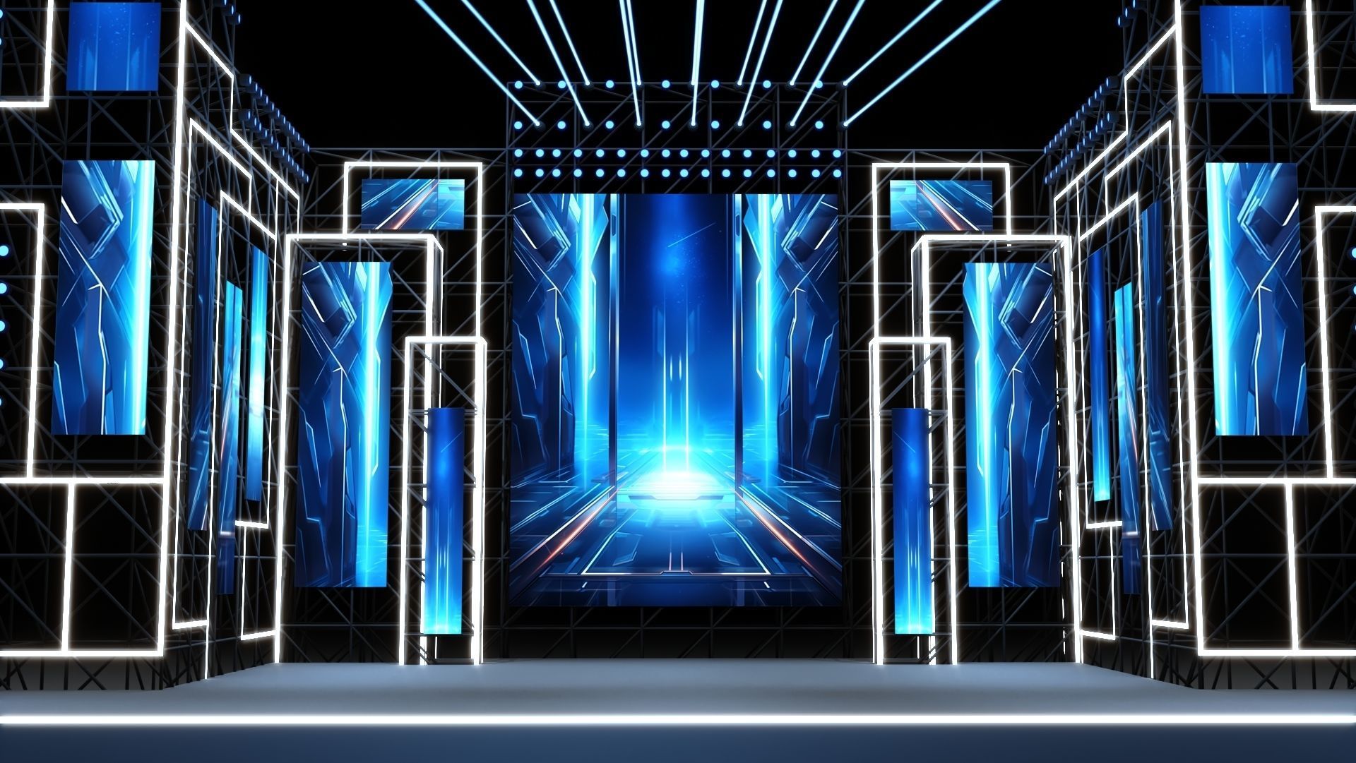 Concert Stage 05 design 3D model_3