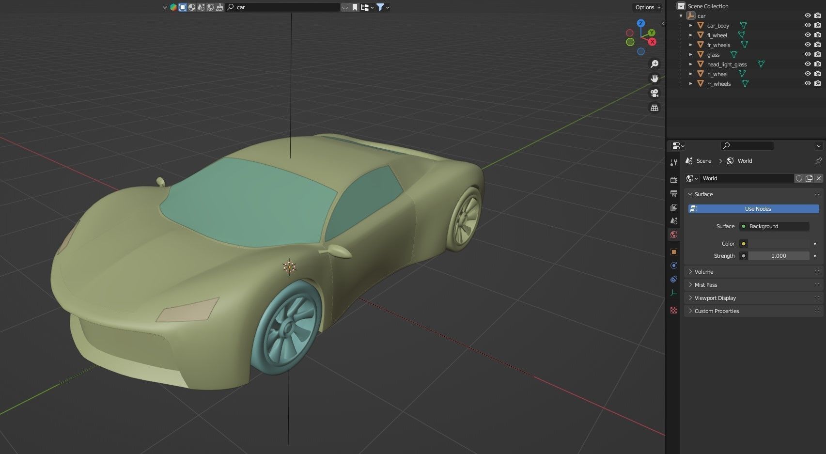 racing car Low-poly 3D model_12