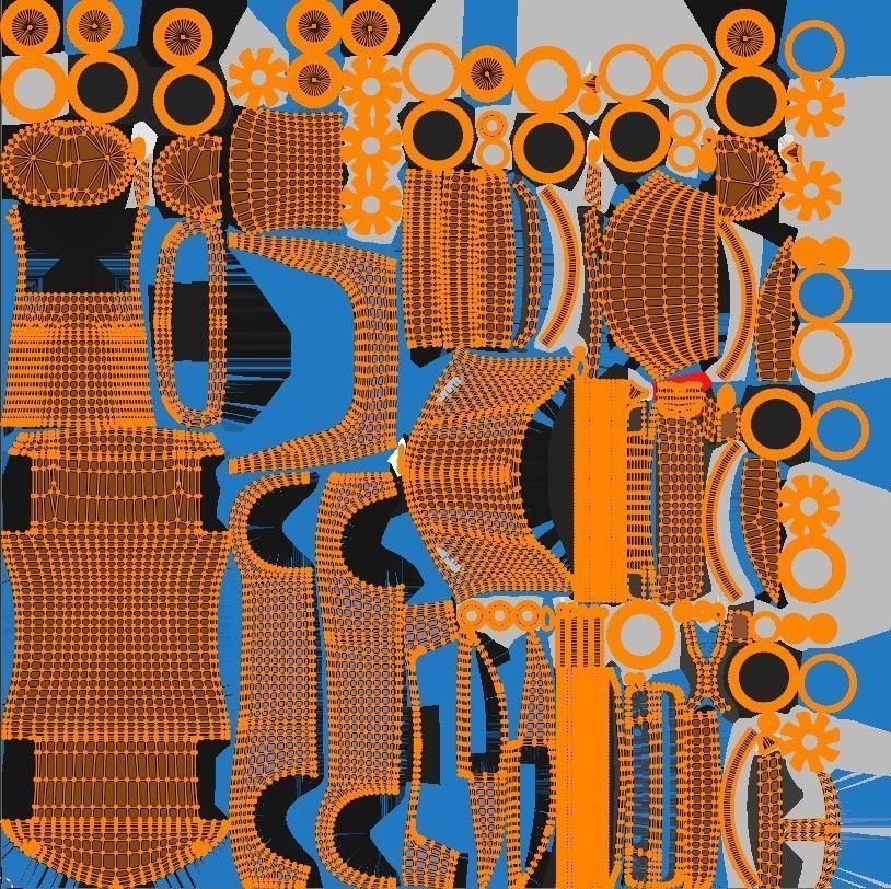 racing car Low-poly 3D model_13