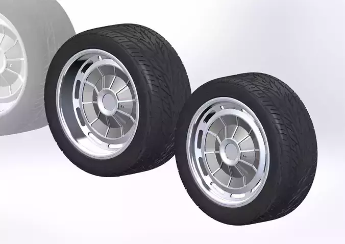 Custom wheels Raceline Impala for your scale model