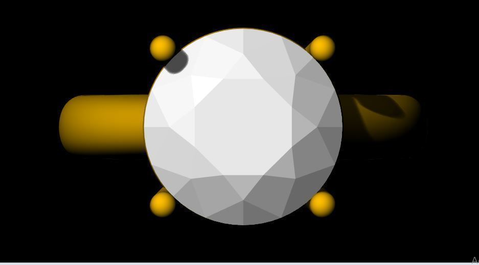 Solitaire Ring 3dm file 3D print model_4