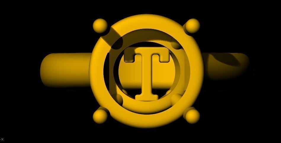 Solitaire Ring 3dm file 3D print model_3