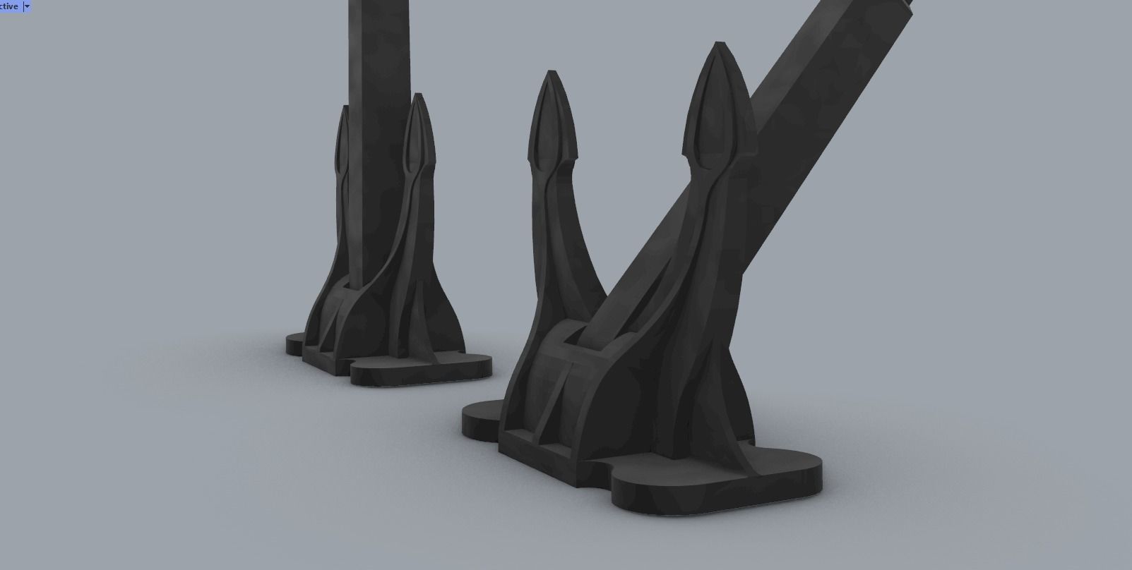 Ship Anchor 3D print model_5