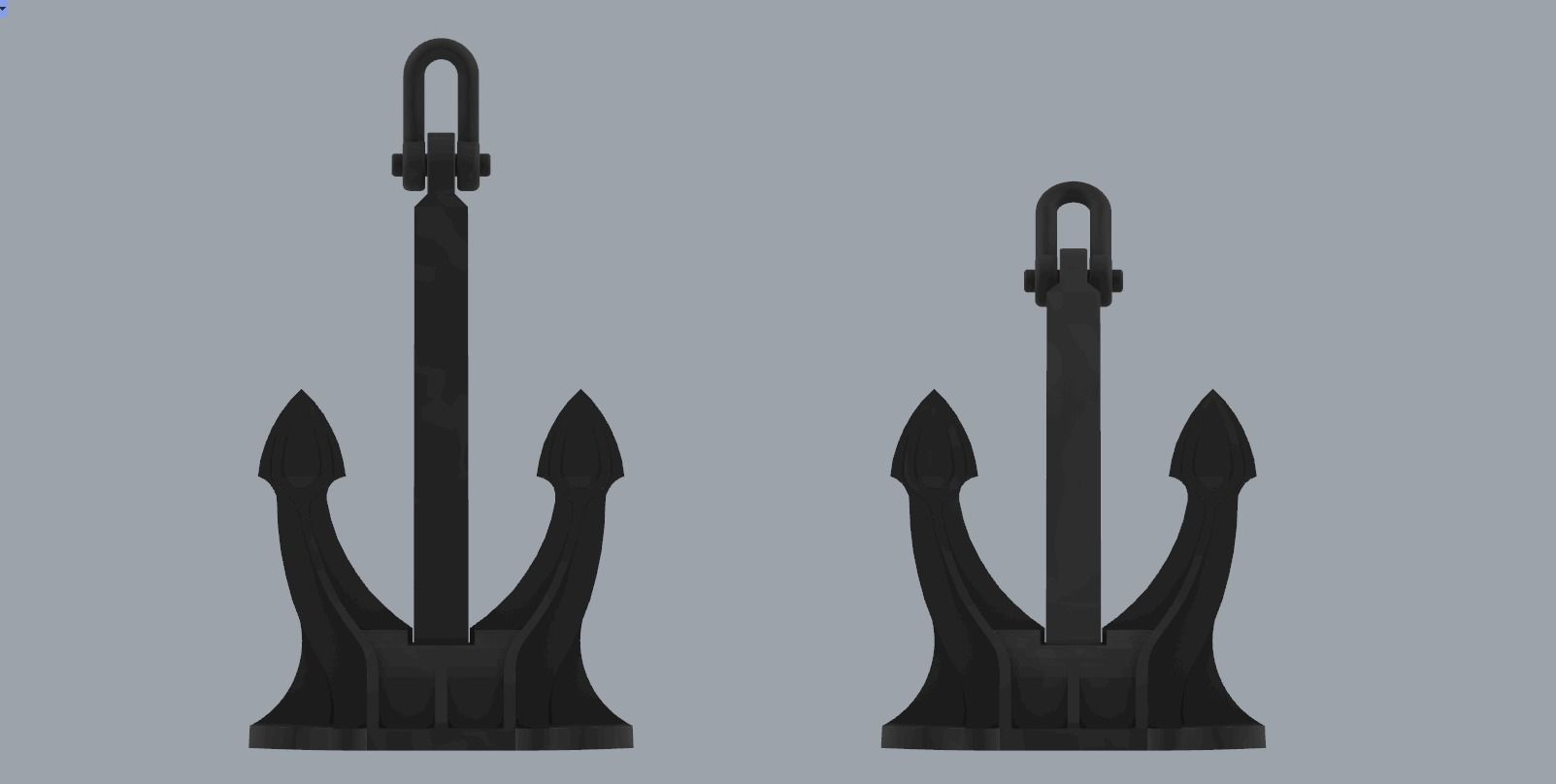 Ship Anchor 3D print model_14